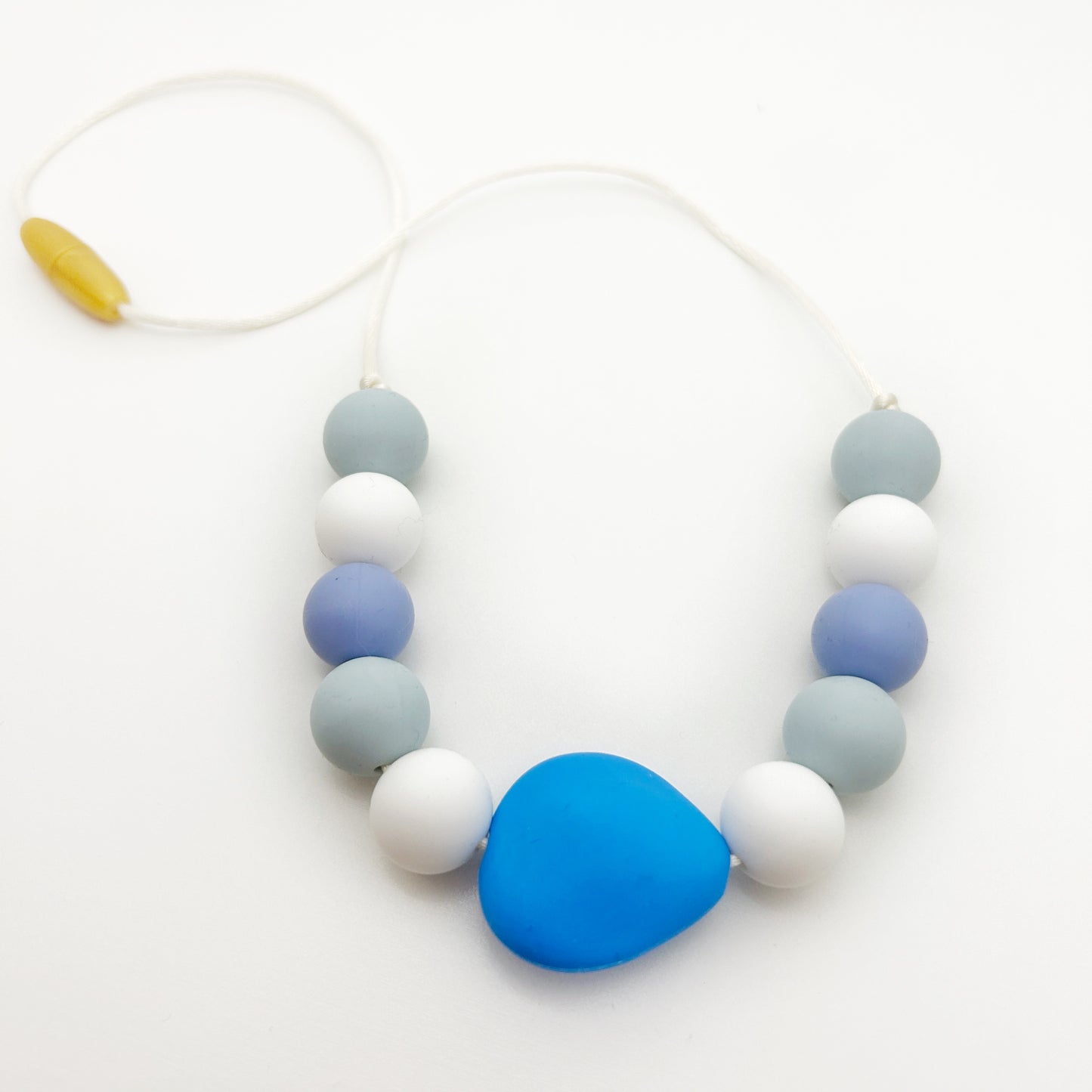 Blue Bubble Sensory Necklace for Anxiety Relief and Chewing Needs | Kid-Friendly Design