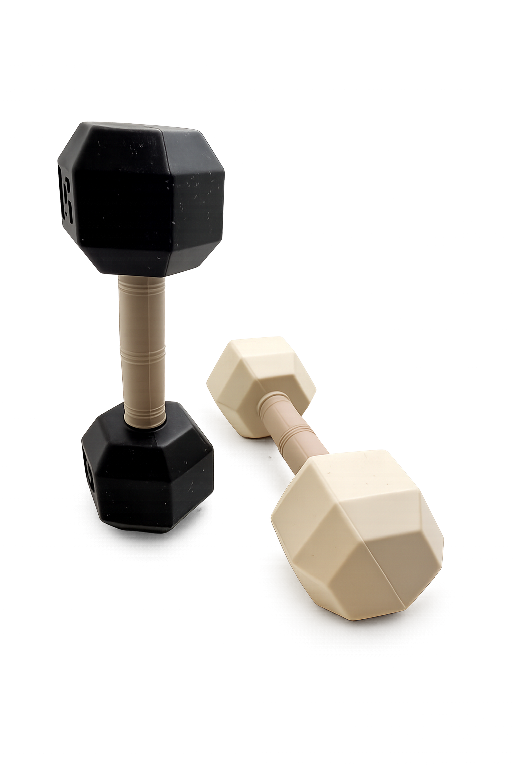 Silicone Dumbbell Rattle Teether