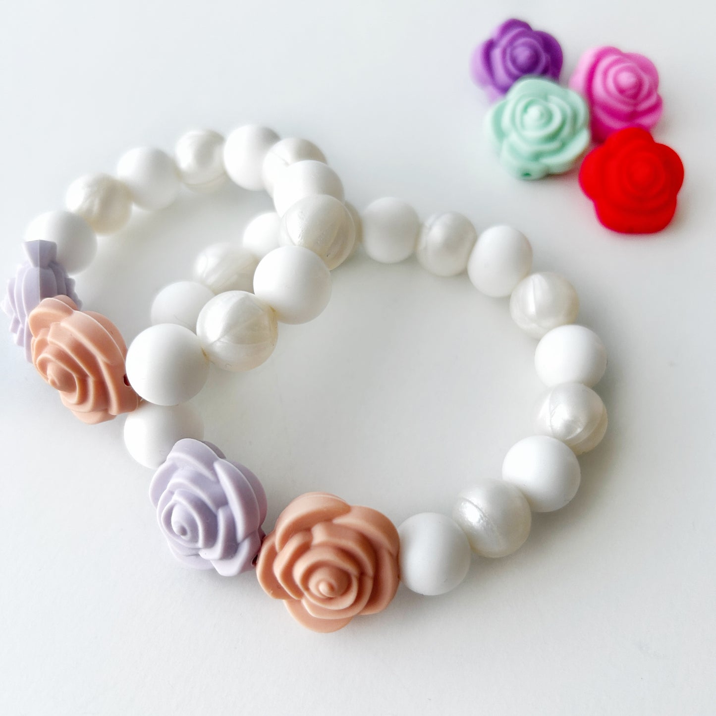 Flower Silicone Pretend Play Anxiety Bracelet Pretend Play Bracelet