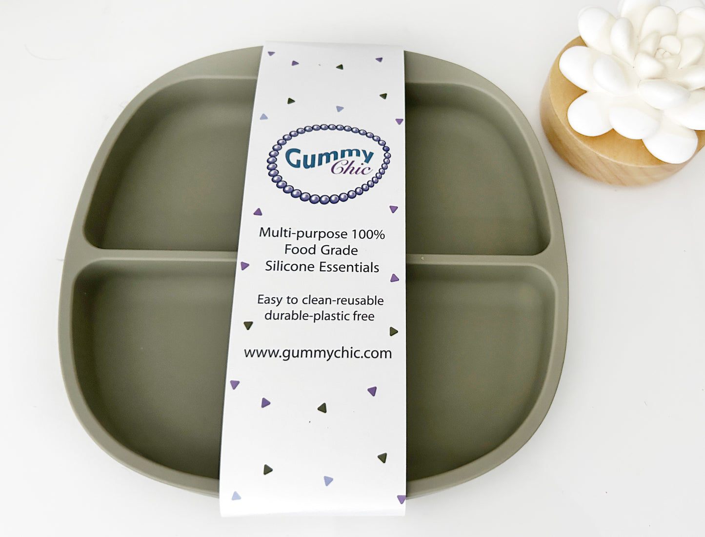 Silicone Suction Divided Plates for Mess-Free Meals