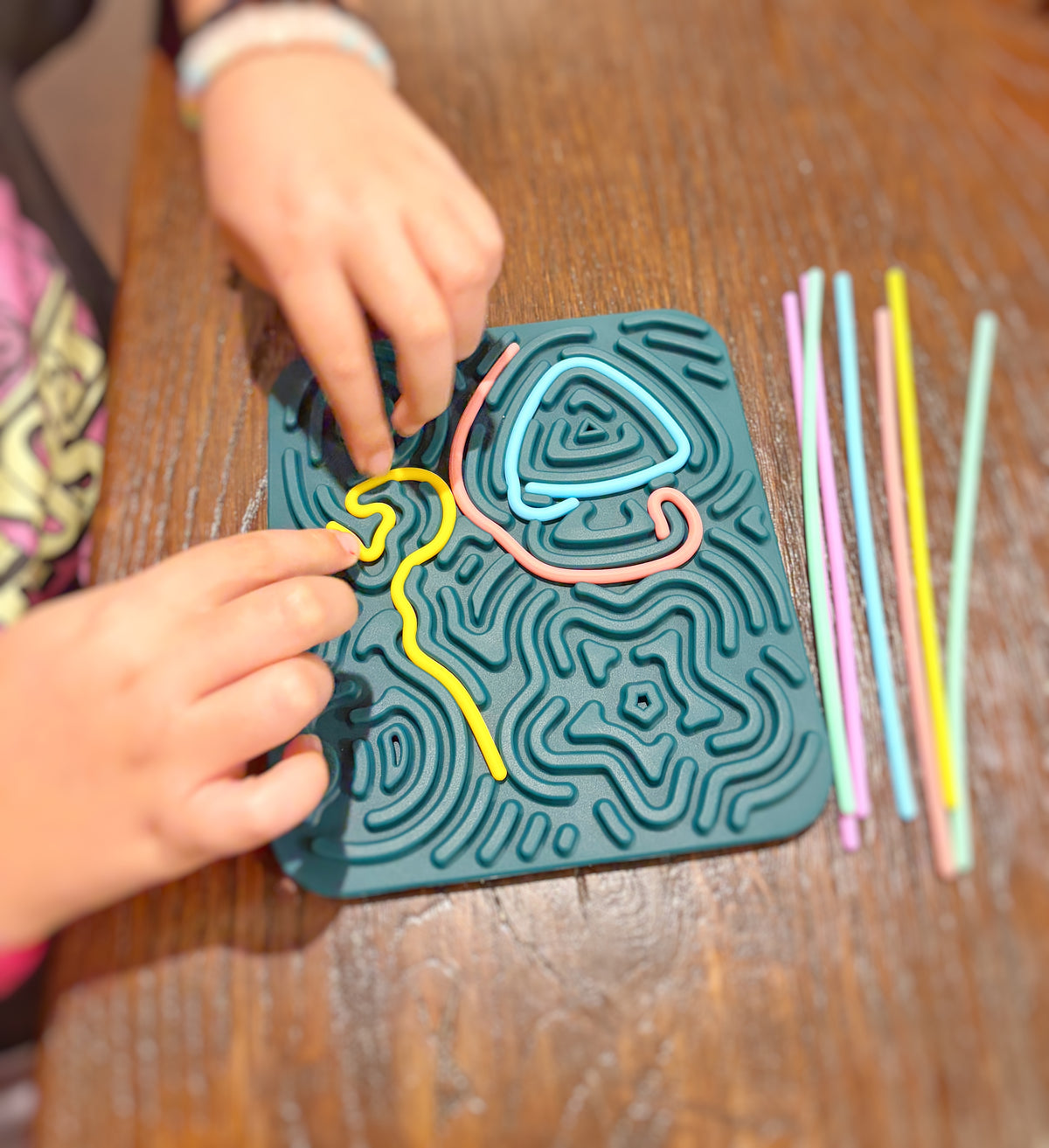 Silicone Calm Board Sensory Puzzle & Fine Motor Toy