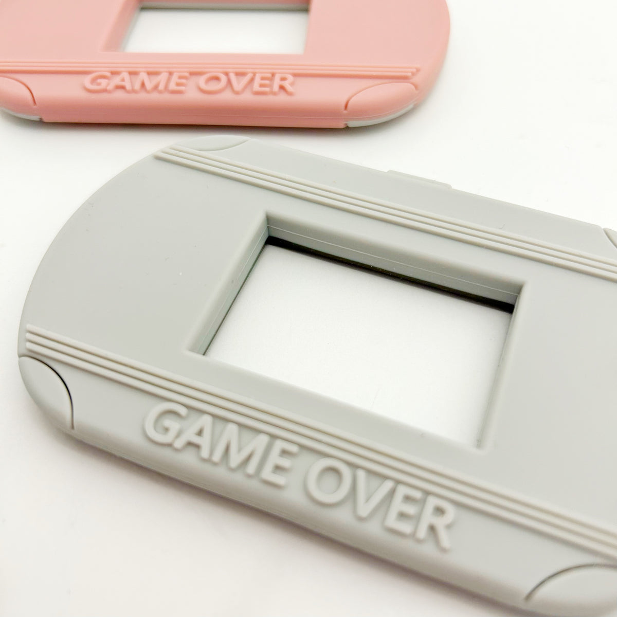 Gummy Chic Handheld Video Game Silicone Teether: Nostalgic & Safe Choice