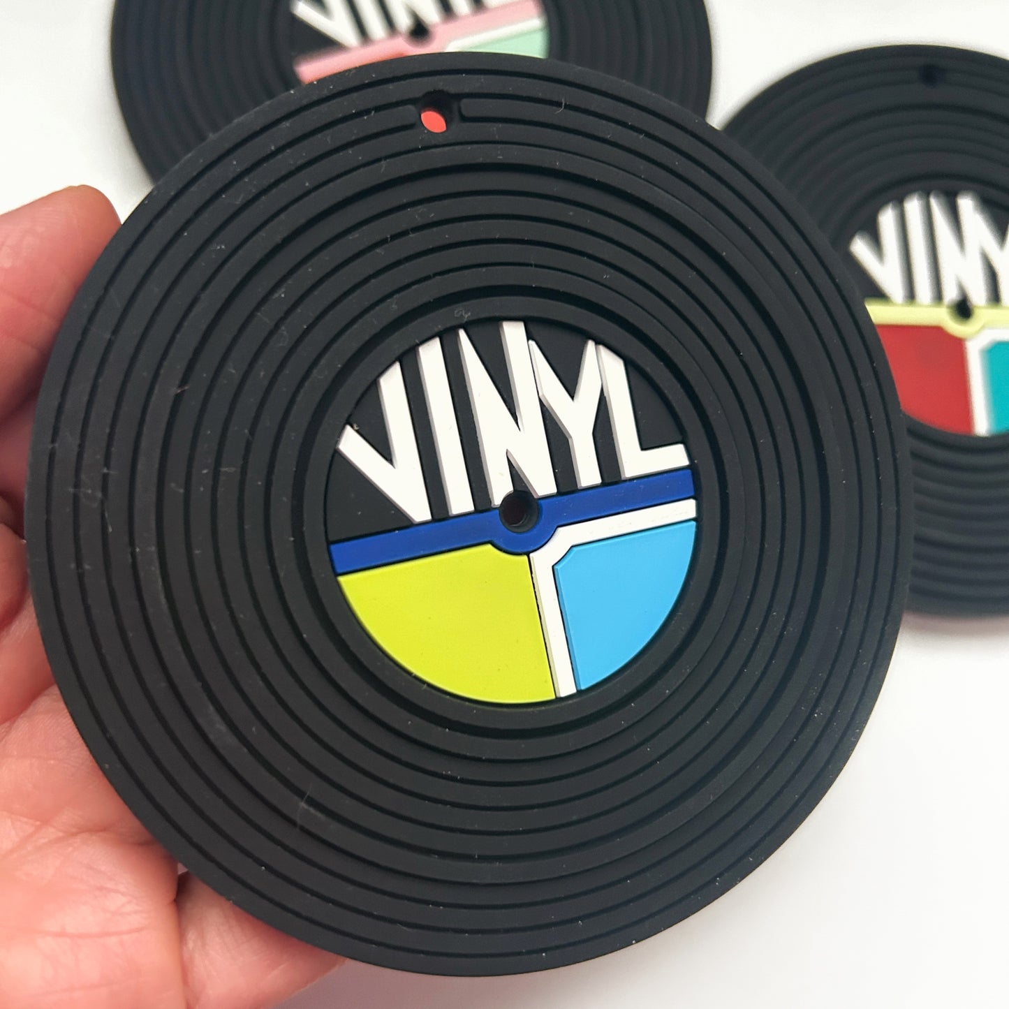 vinyl record autism necklace