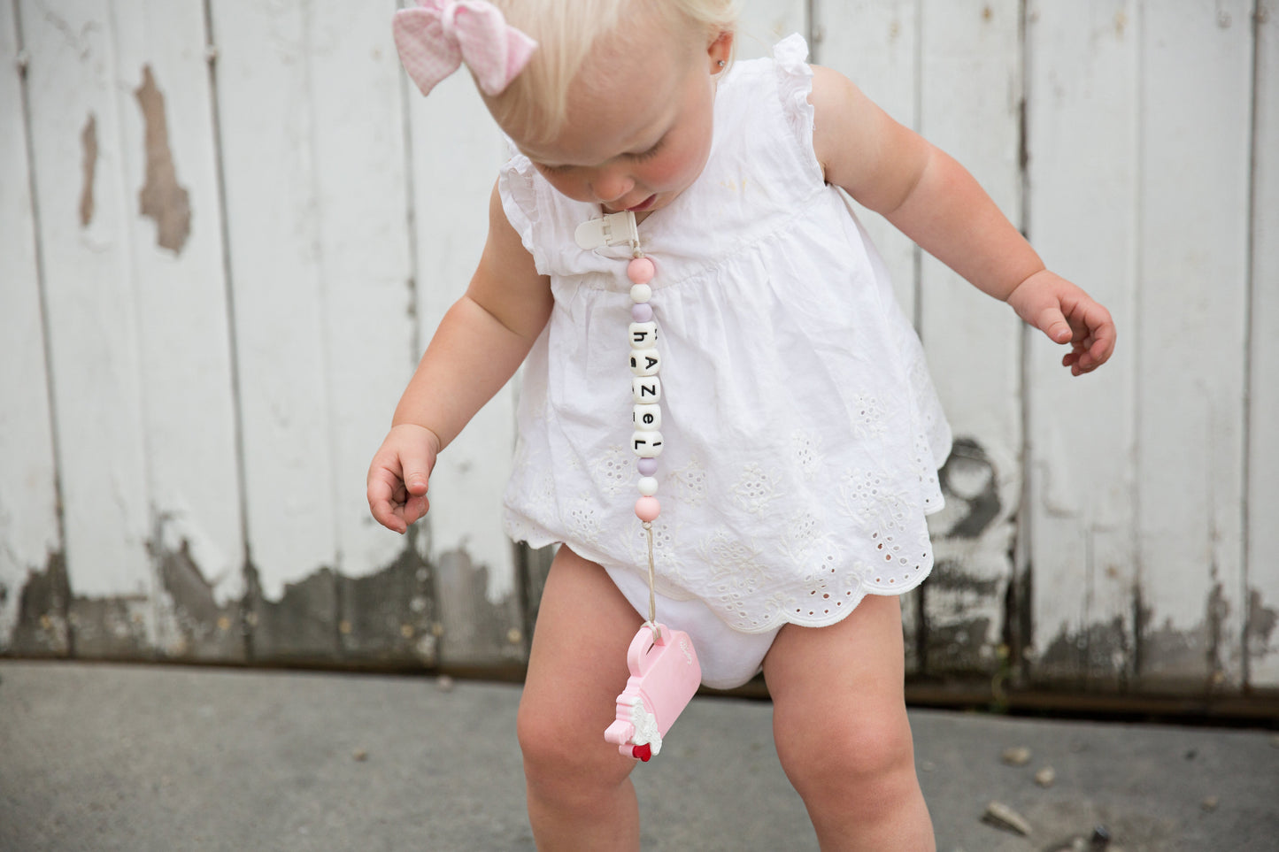 Customizable Milkshake Baby Teething Toy with Multi-Use Clip