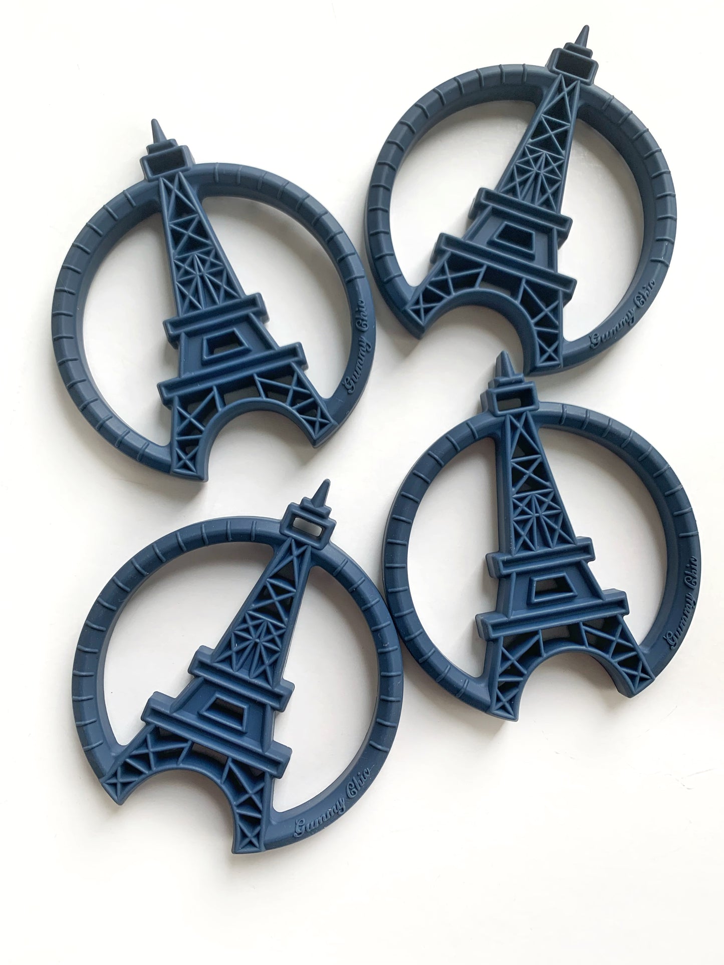 Paris Themed Baby Blanket - Organic Cotton Receiving Blanket by Gummy Chic