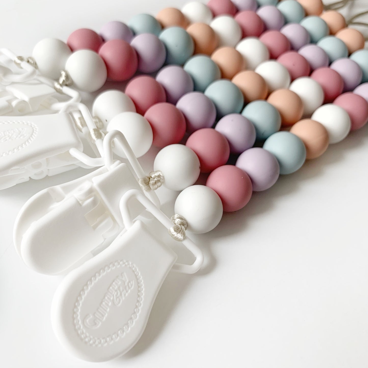 Mila Silicone Pacifier Clip: Stylish & Safe Accessory for Baby Essentials