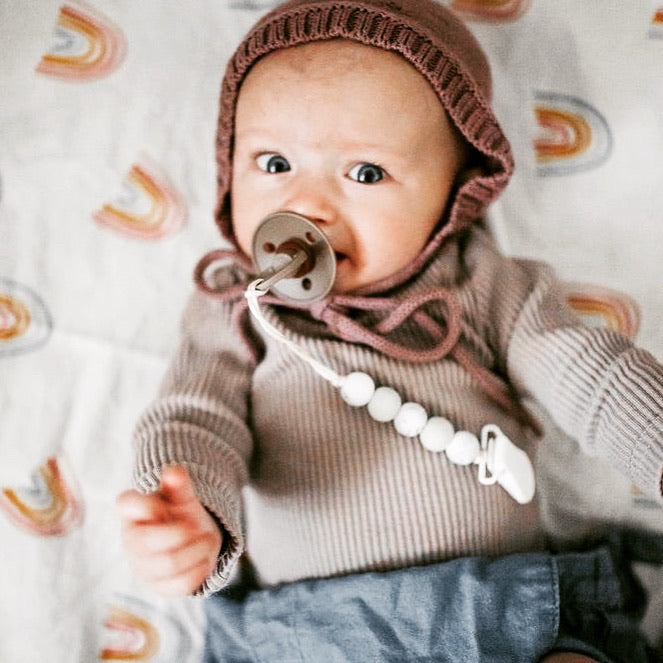 Gummy Chic Sienna Pacifier Clip: Safe and High-Quality Baby Accessory