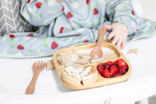 Silicone Toddler Training Utensils: Safe & Easy to Use for Self-Feeding