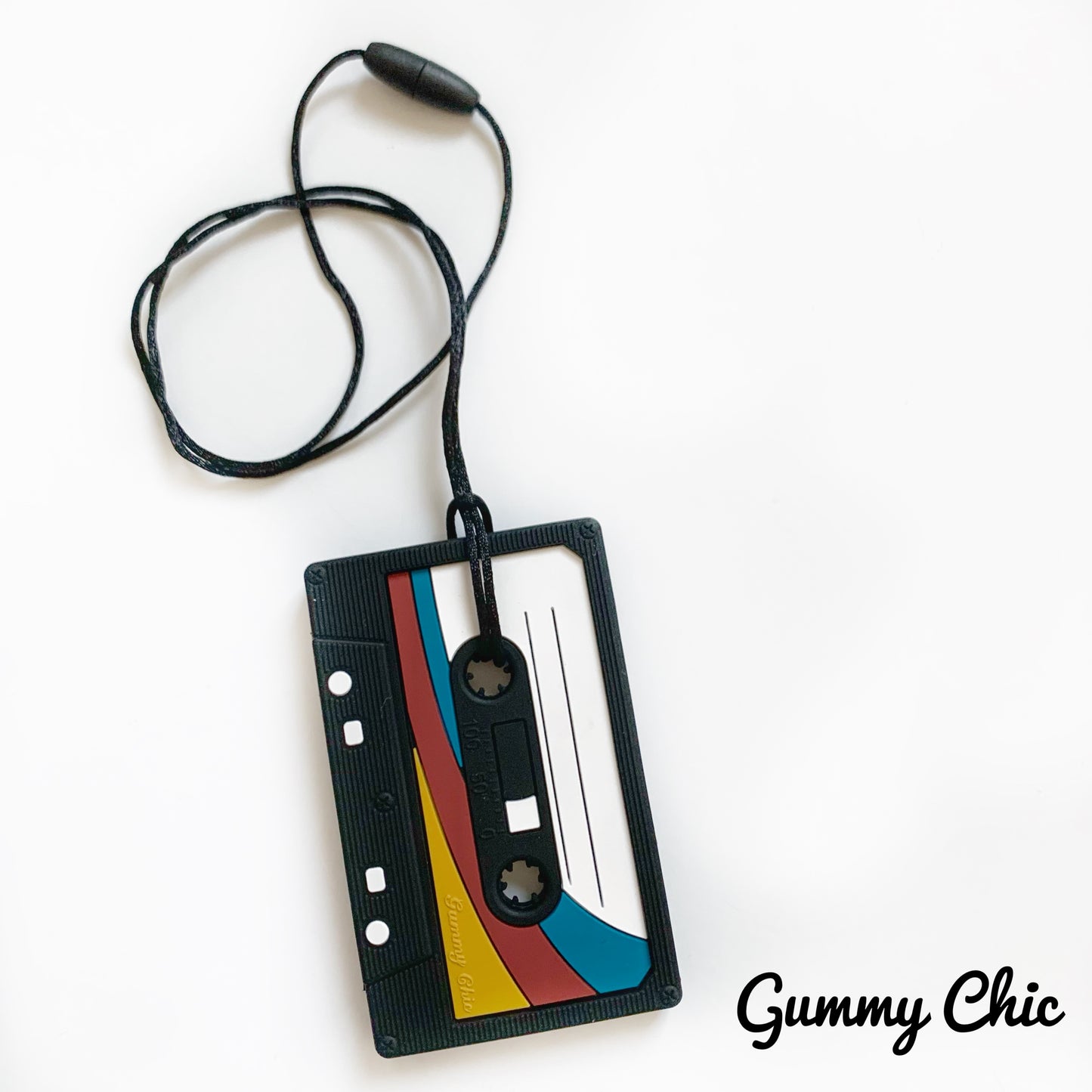 80's & 90's Inspired Limited Edition Cassette Baby Teether: Safe & Stylish Teething Aid