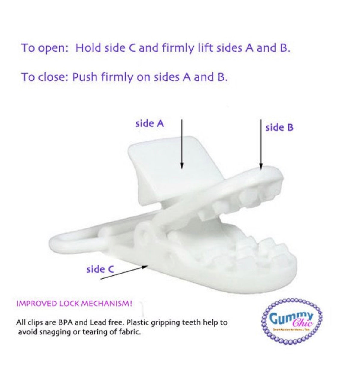 Gummy Chic Sienna Pacifier Clip: Safe and High-Quality Baby Accessory