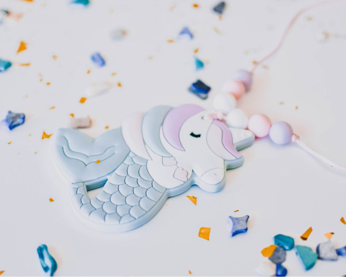 Mermicorn Kids Sensory Chew Necklace – Silicone Fidget Jewelry
