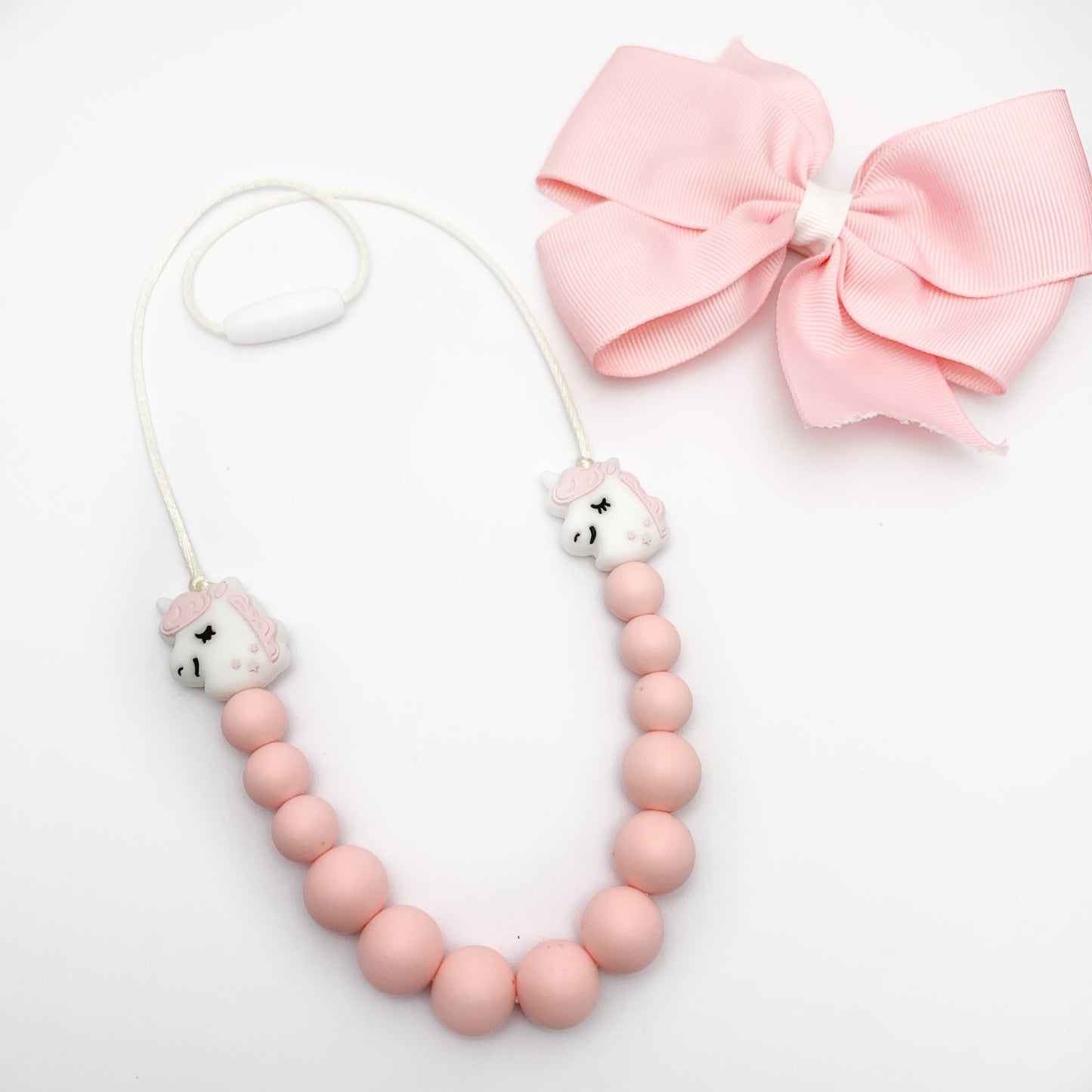 Chew Necklaces for Anxiety: Mini Unicorn Sensory Beaded Necklace