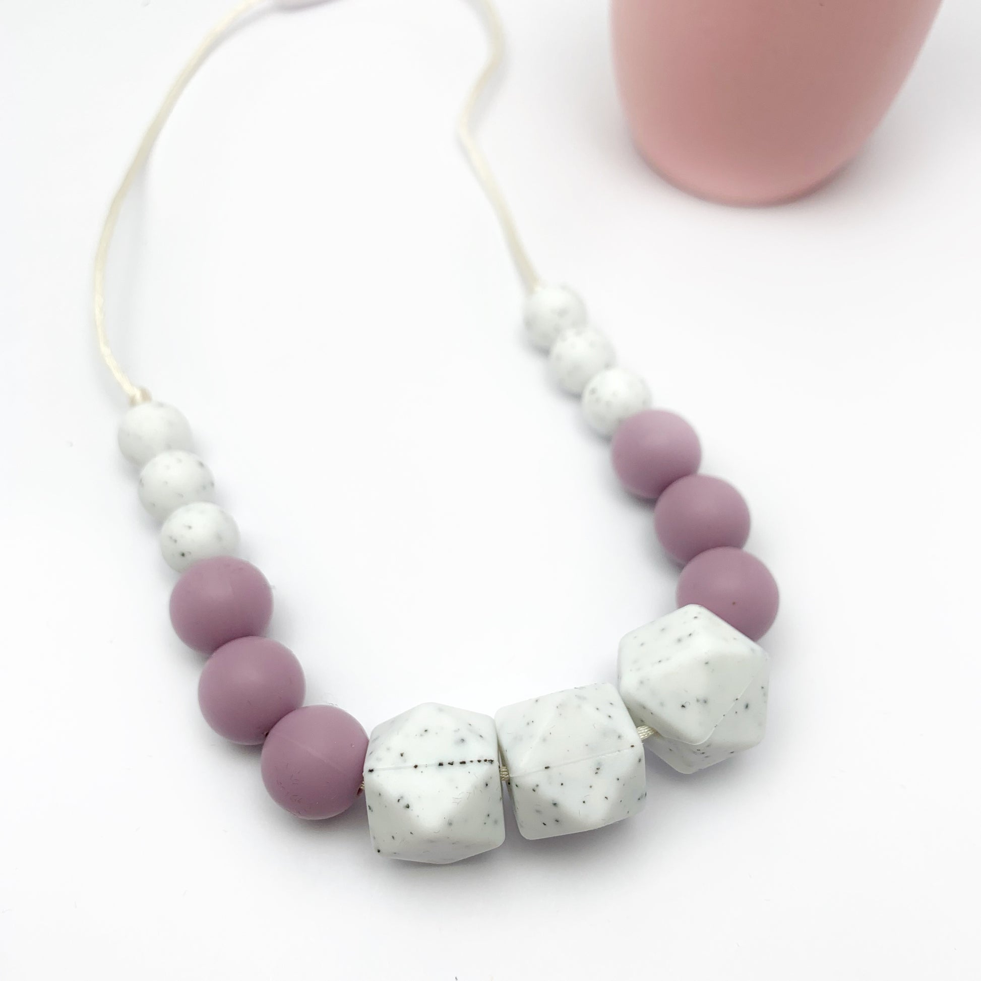 speckled sensroy chew necklace