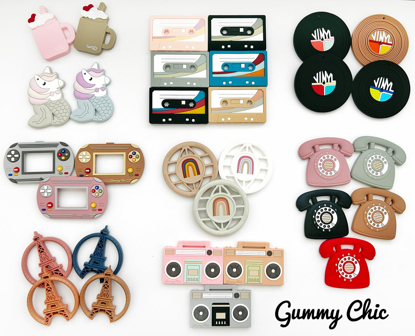 Cassette Tape Sensory Necklace Jewelry for Boys and Girls