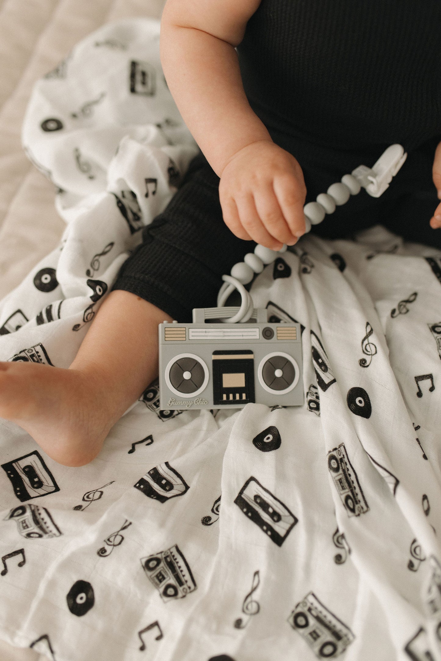 Baby Blanket Mix Tape Cassette Music Theme