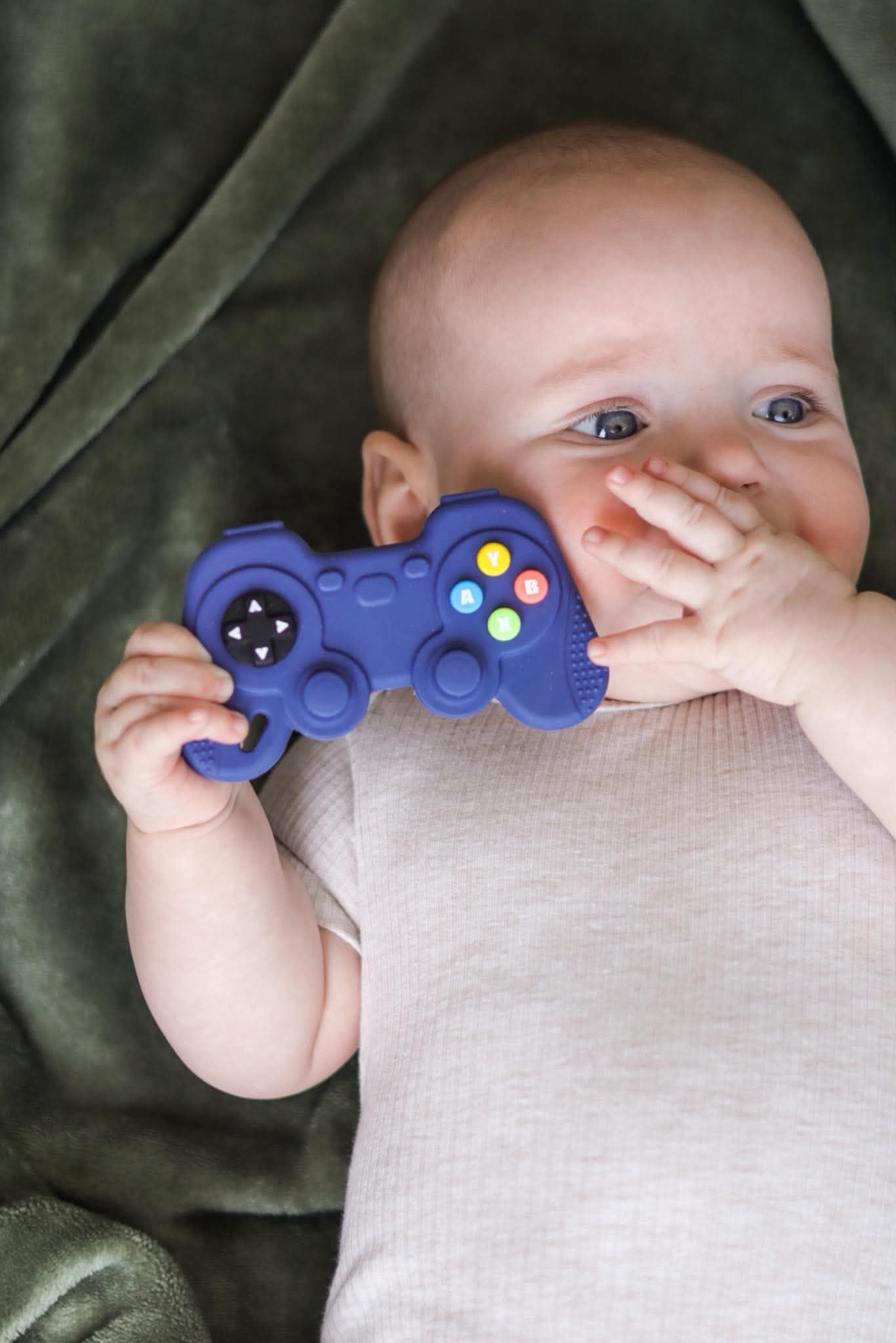 Controller Silicone Teether: Safe and Easy-to-Clean Baby Teething Toy