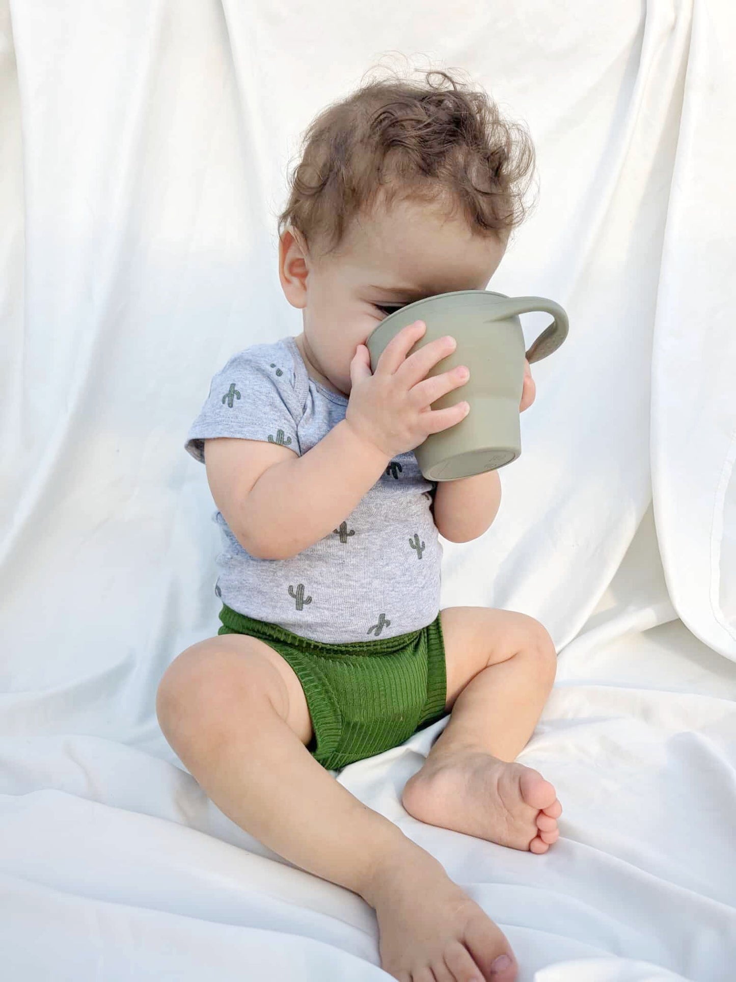 Retro New Born Baby Gift Box with Organic Blanket & Teether