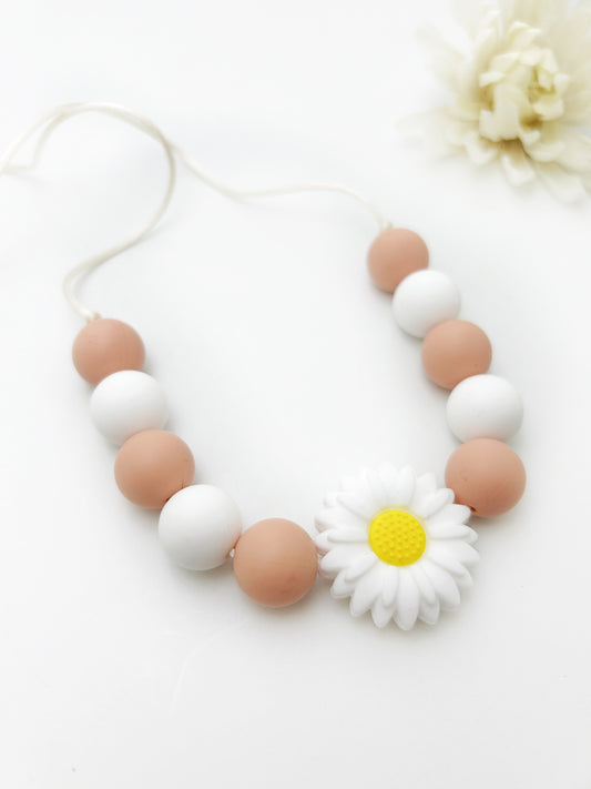 Daisy Sensory Chew Necklace for Kids | Kids Chewable Jewelry