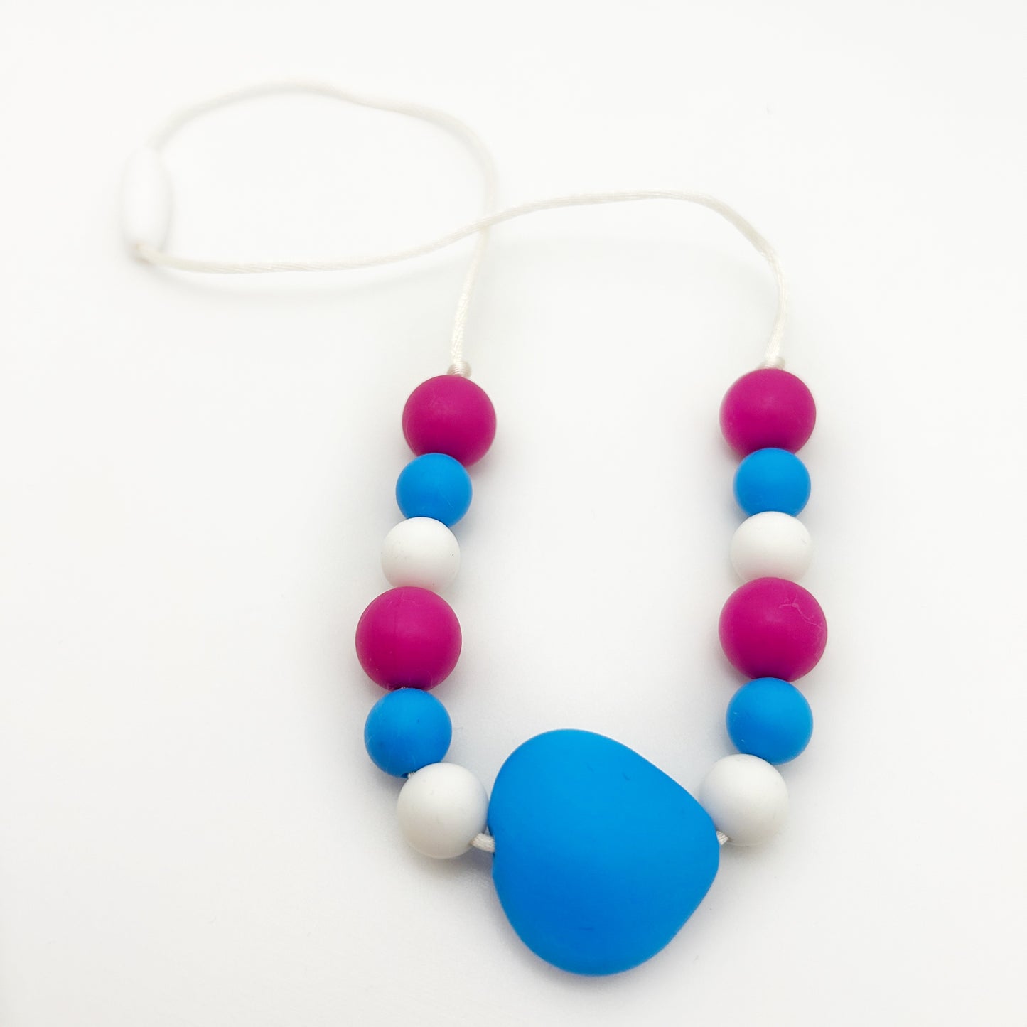 Blue and Pink Sensory Necklace