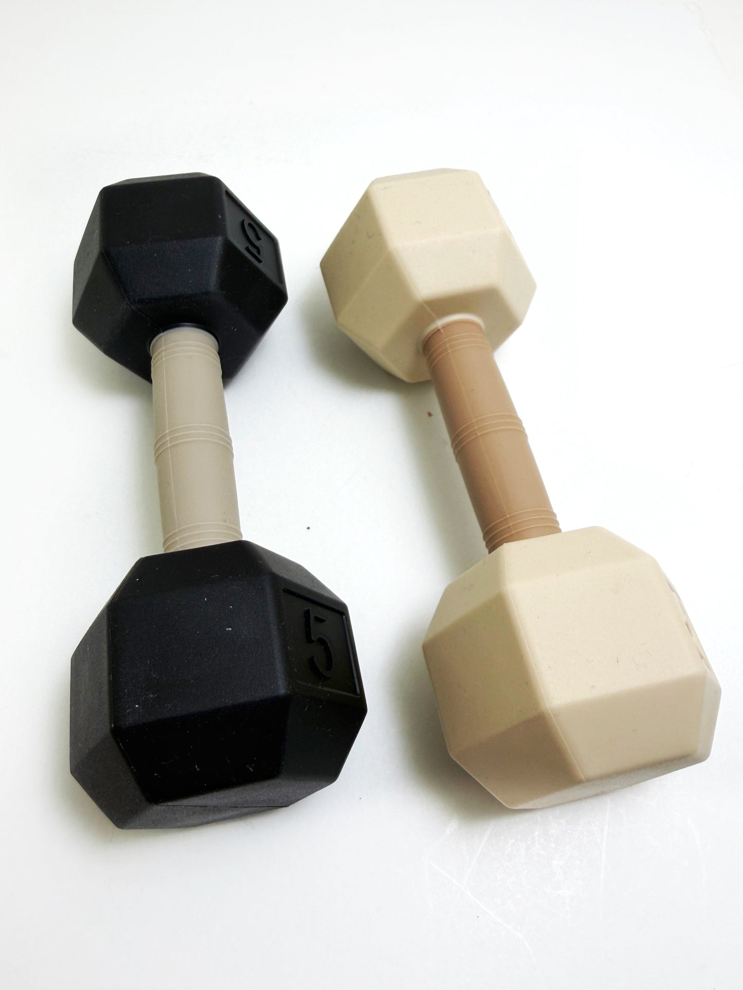 Silicone Dumbbell Rattle Teether