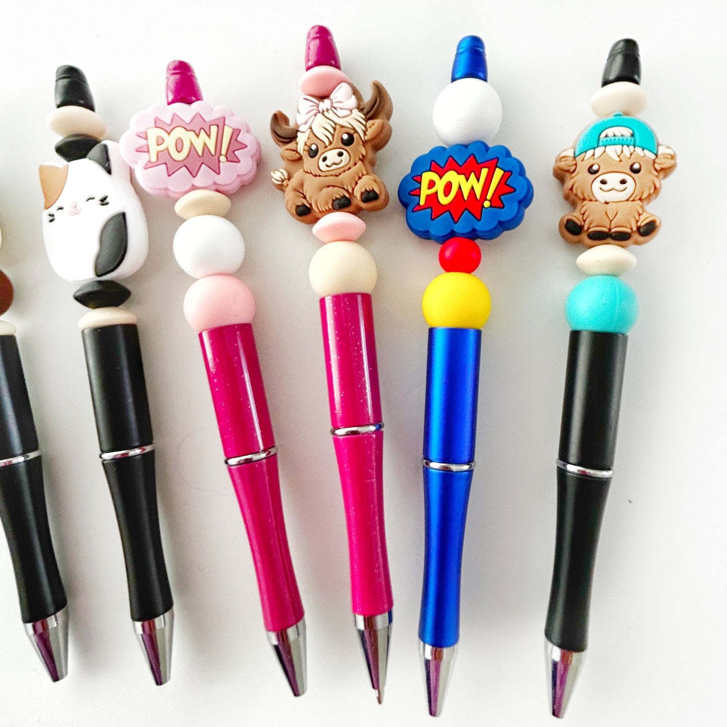 Back to School Silicone Beaded Pen