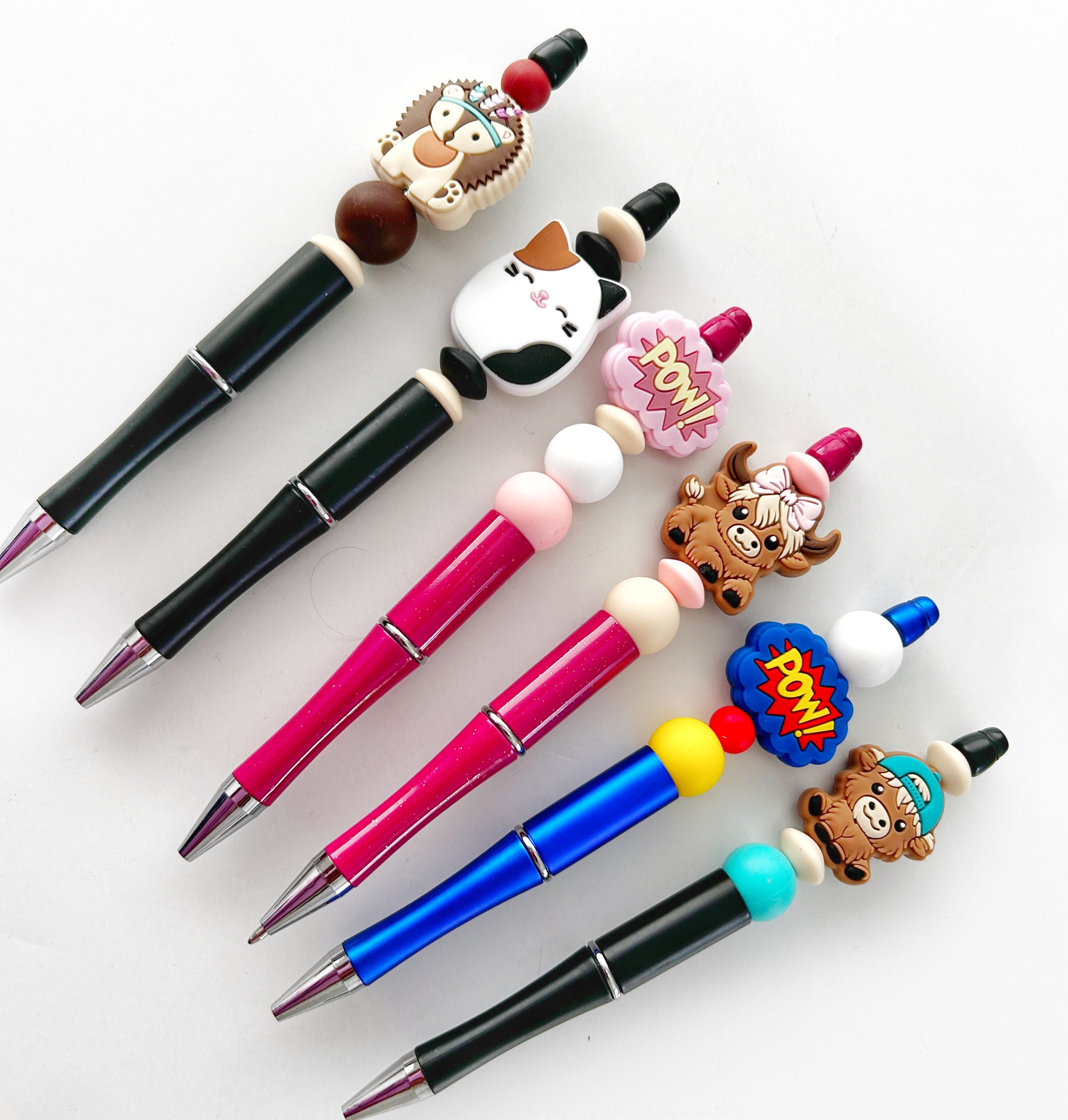 Pen Additions Sensory Beaded Pen: Fun and Functional Desk Addition – Gummy Chic