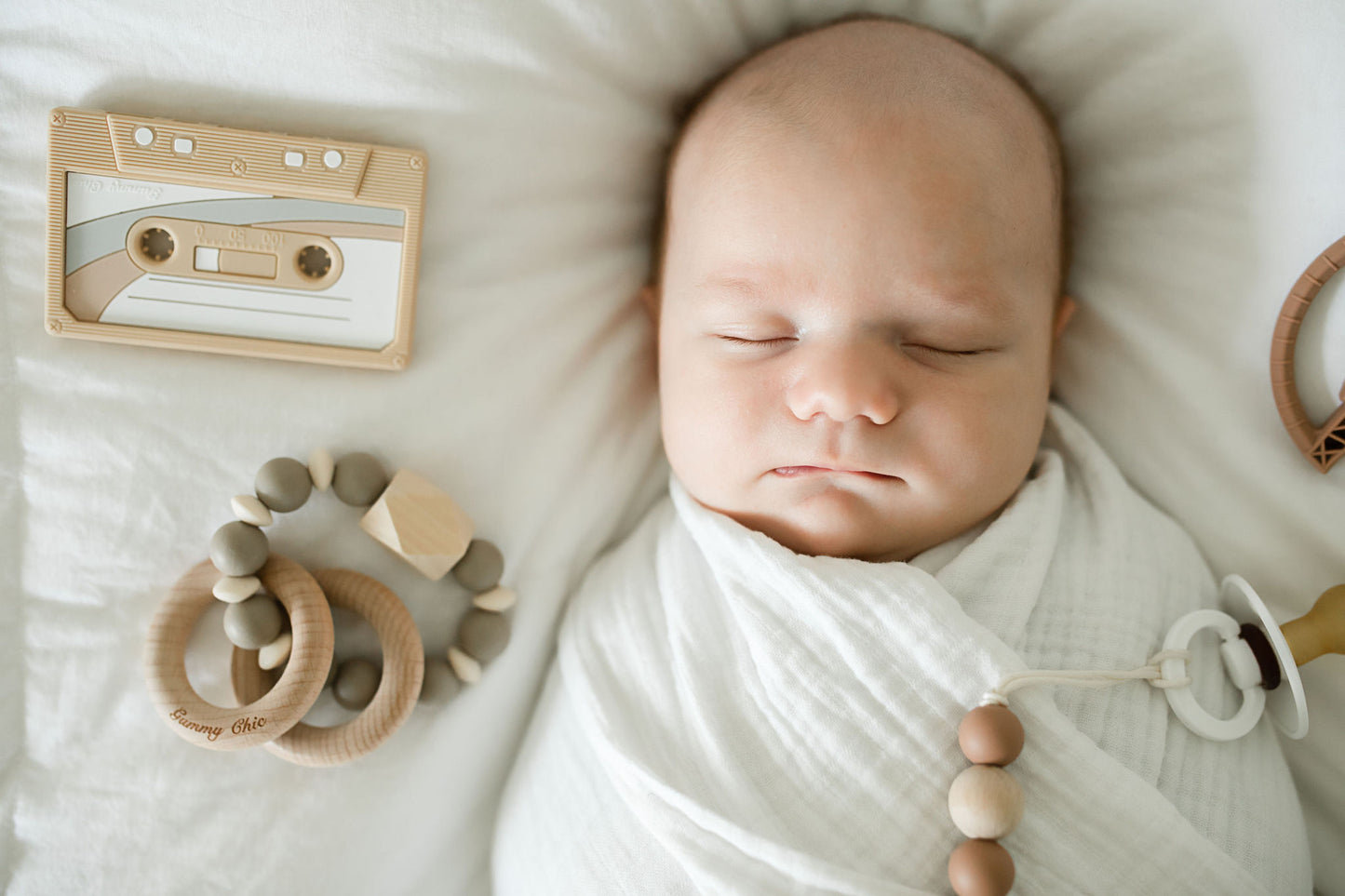 Fall ||  Wooden Teether  Rattle