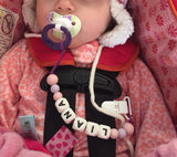 Personalized  Pacifier Clip