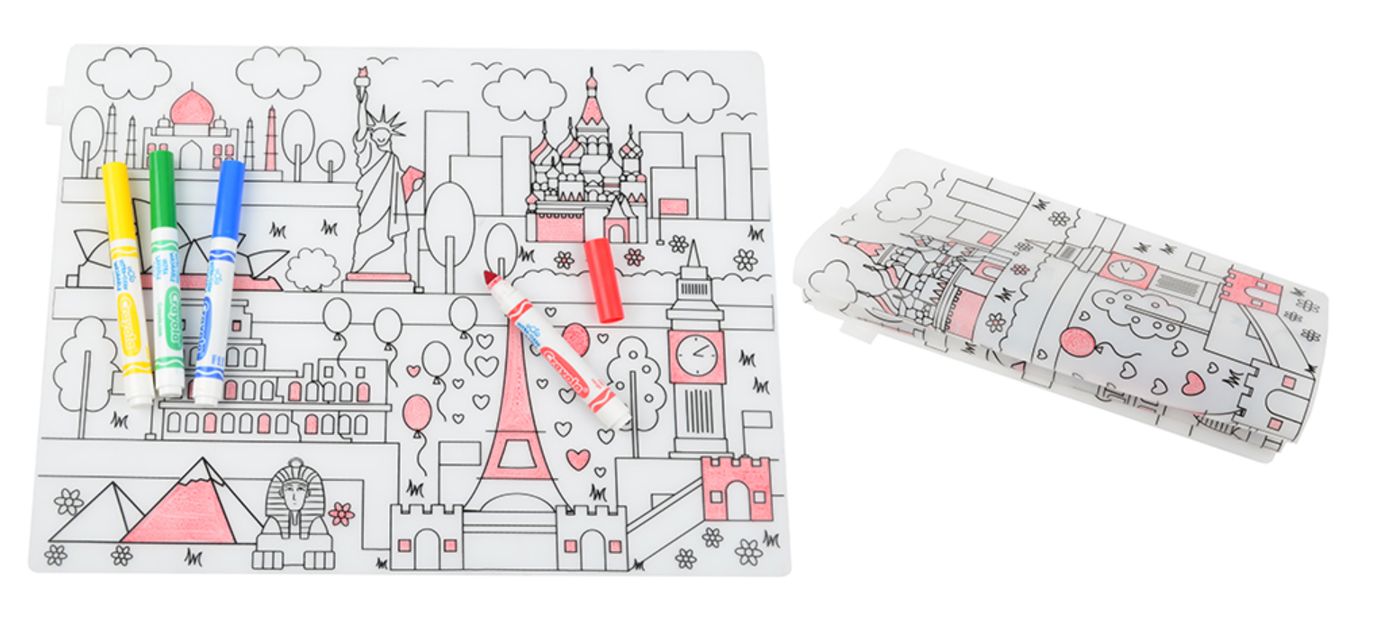 Silicone Coloring Mat Online | Washable Coloring Mat – Gummy Chic