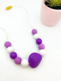 purple bubble pendant chewlery
