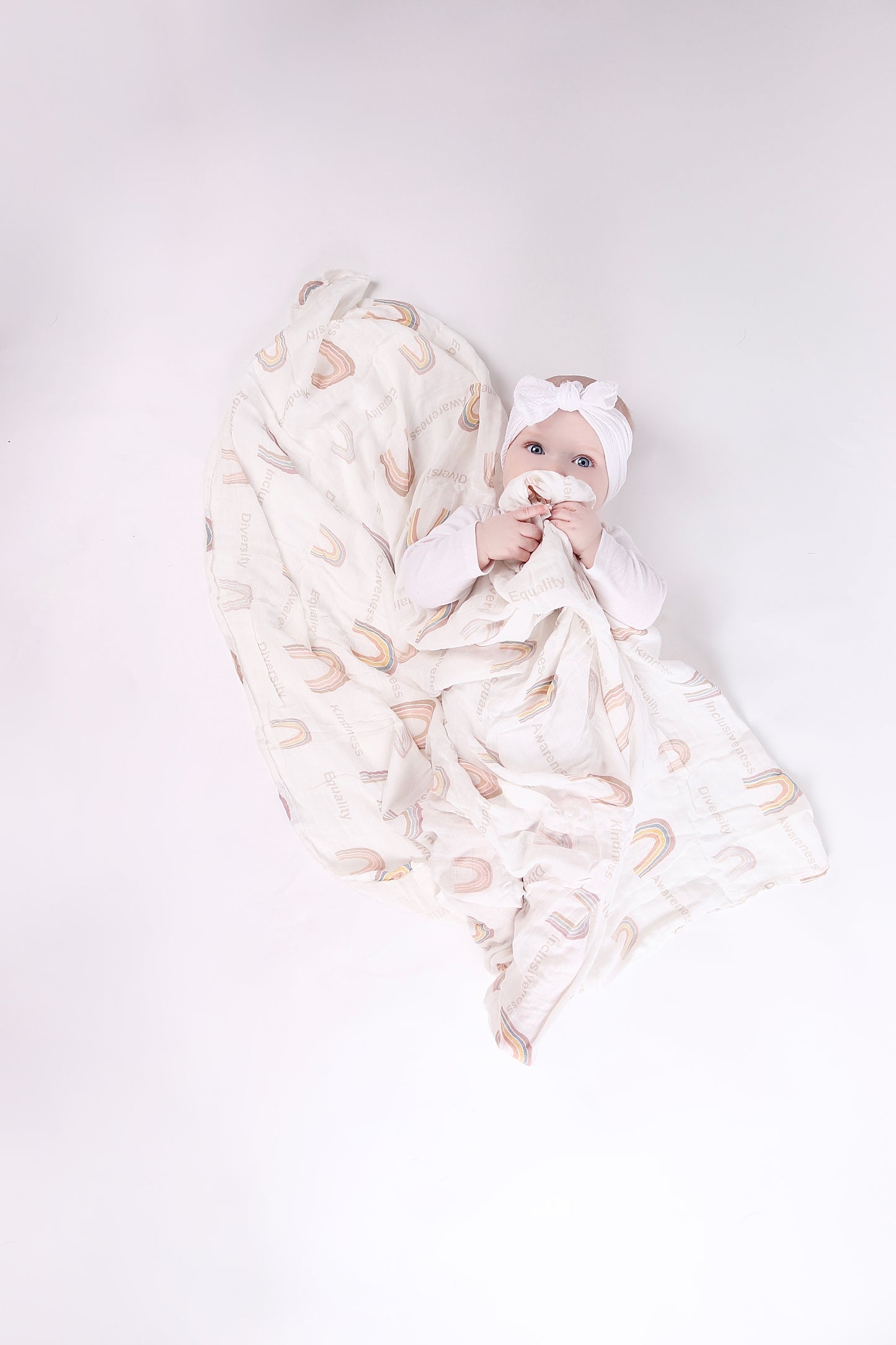 Rainbow World Organic Muslin Blanket