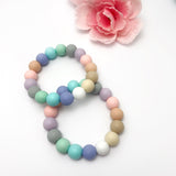 rainbow bracelet sensory round beads