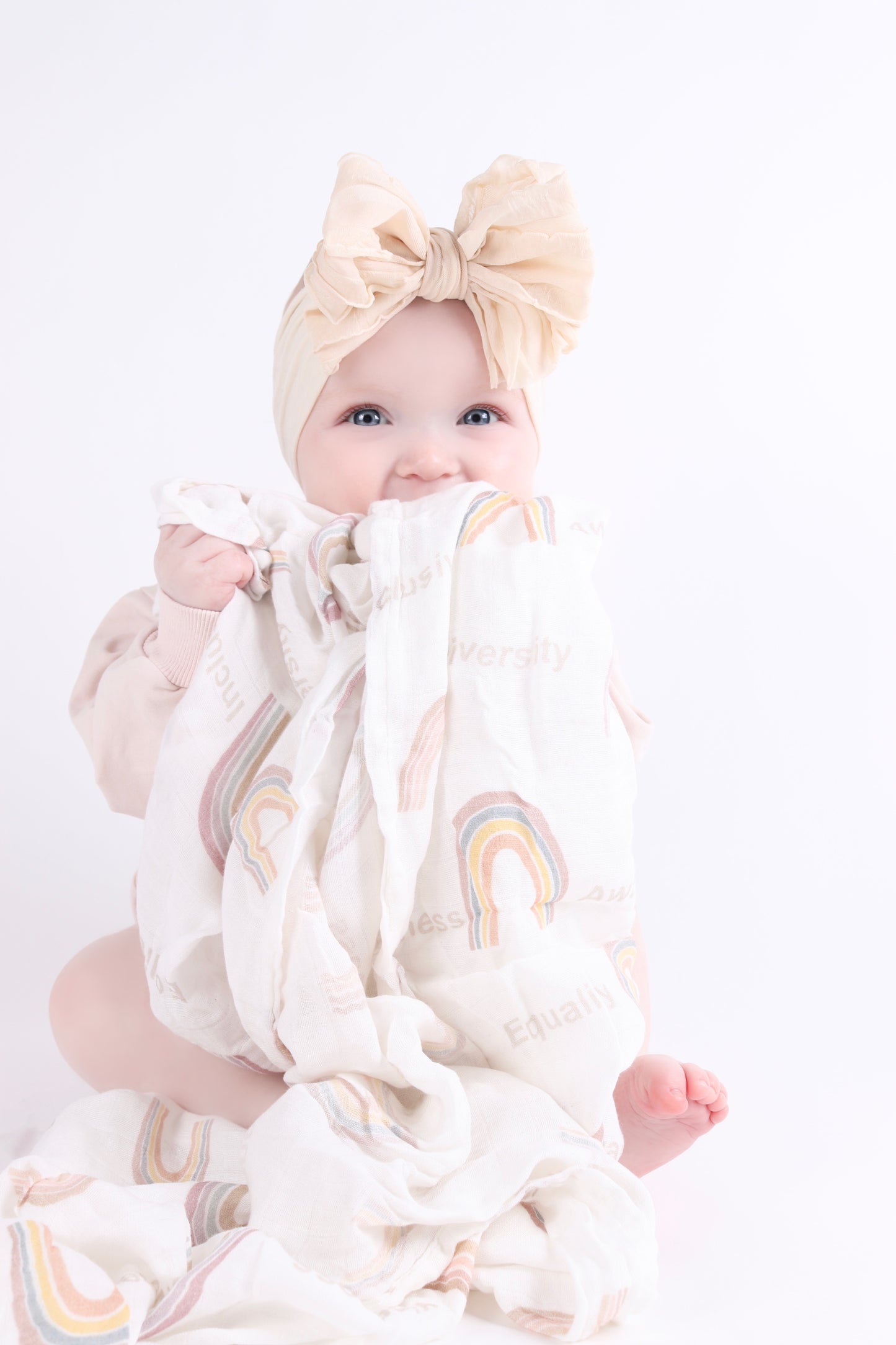 Rainbow World Organic Muslin Blanket