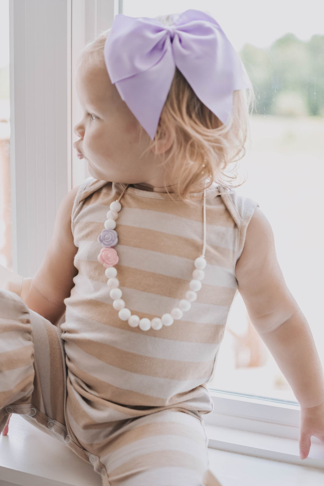 FLOWER SILICONE CHEW NECKLACE