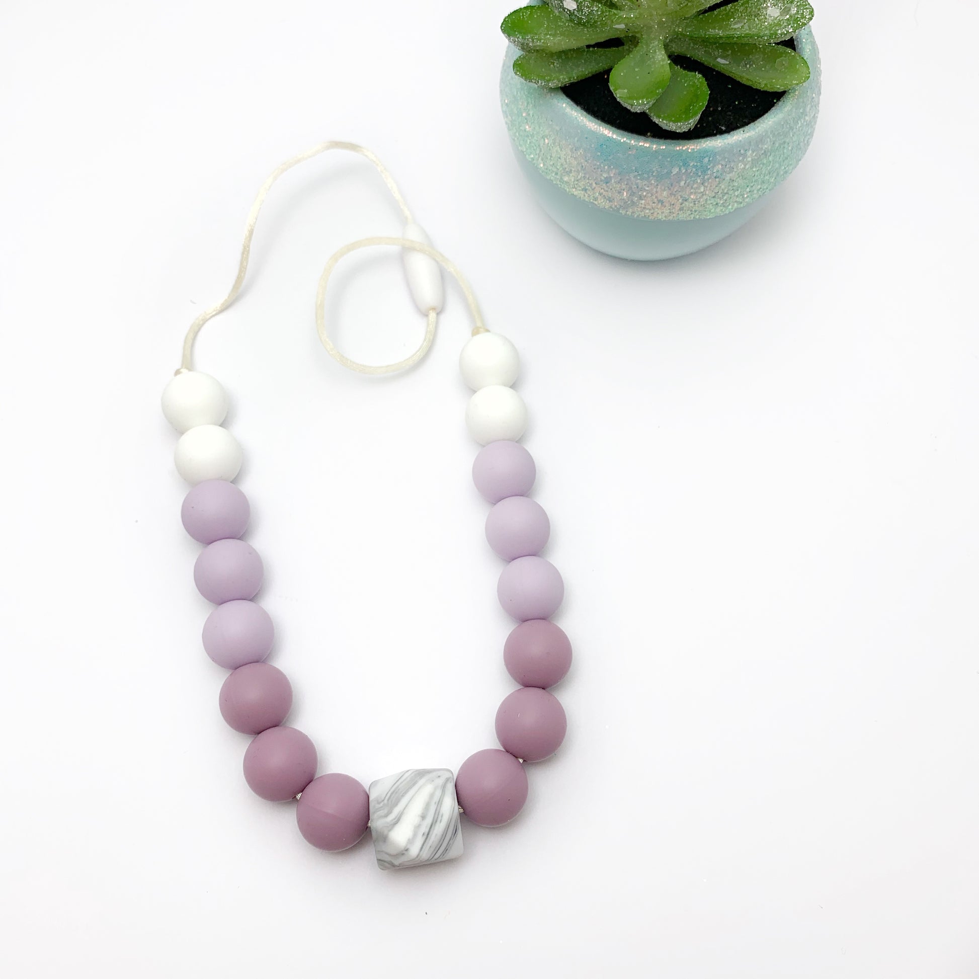silicone beaded necklace sensory input