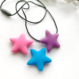 gummy chic sensory star necklaces